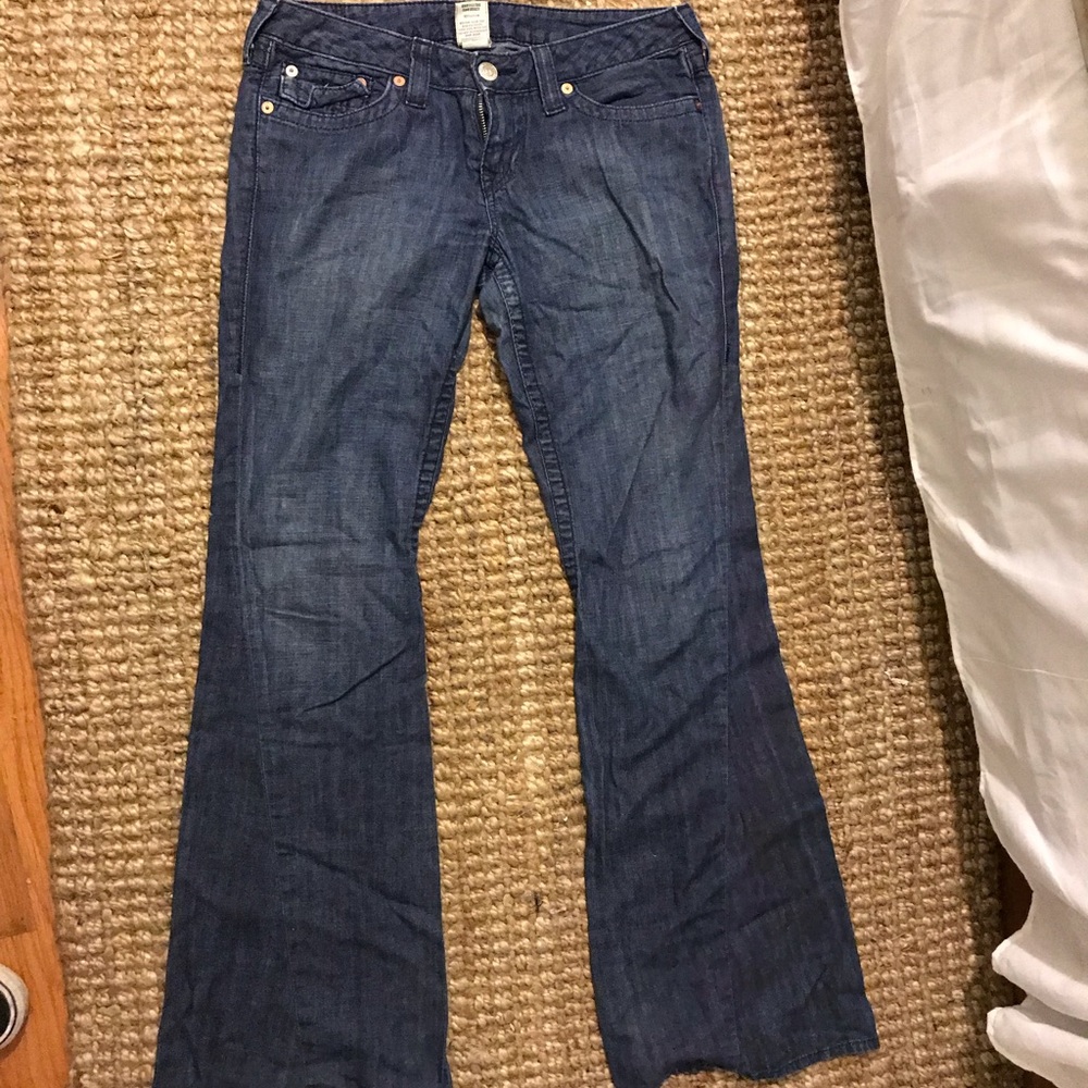 True Religion flares, size 30